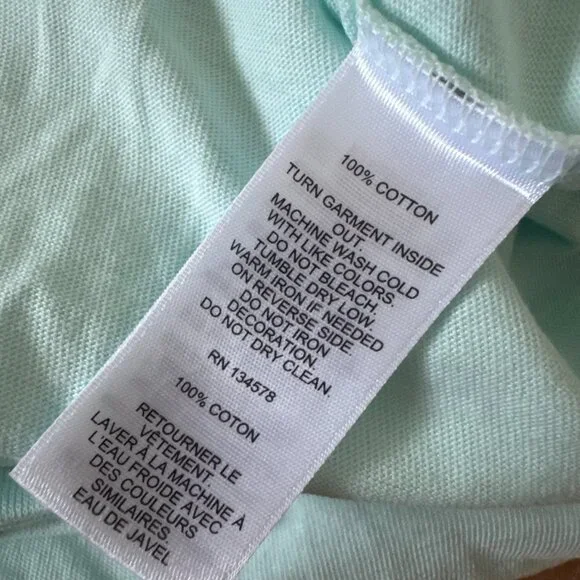 Kids Vineyard Vines pastel blue Hoppy Easter long-sleeve t-shirt Size M NWOT - Picture 6 of 6